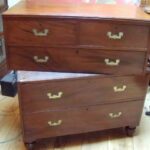 Antieke military ladekast circa 1850 2