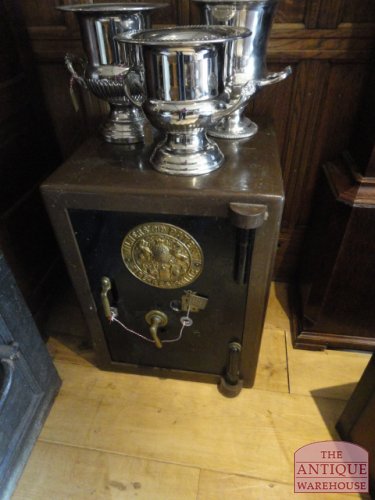 antieke Milners safe, fire resisting, SOLD verkocht