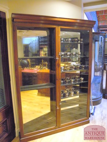 antieke ondiepe vitrine, VERKOCHT