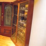 antieke ondiepe vitrine 2