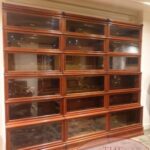 Antieke originele mahoniehouten Globe Wernicke boekenkast 1