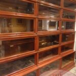 Antieke originele mahoniehouten Globe Wernicke boekenkast 2