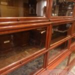 Antieke originele mahoniehouten Globe Wernicke boekenkast 3