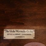 Antieke originele mahoniehouten Globe Wernicke boekenkast 4