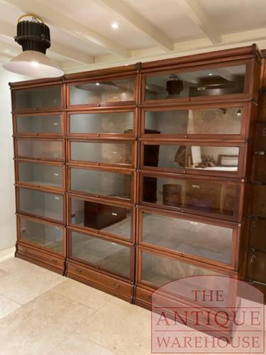 Antieke originele Engelse Globe Wernicke boekenkast 3