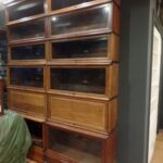 Antieke originele Globe Wernicke boekenkasten in ongerestaureerde staat 1