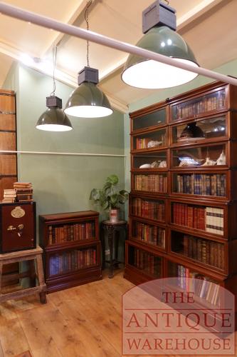 Antieke originele mahoniehouten Globe Wernicke stapelbare boekenkast 2