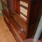 Antieke originele mahoniehouten Globe Wernicke stapelbare boekenkast 4