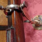 Antieke palisanderhouten scheepsbarometer 3