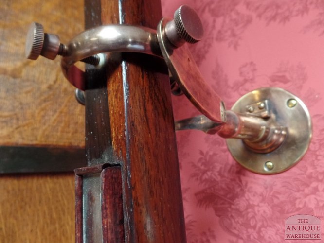 Antieke palisanderhouten scheepsbarometer 3