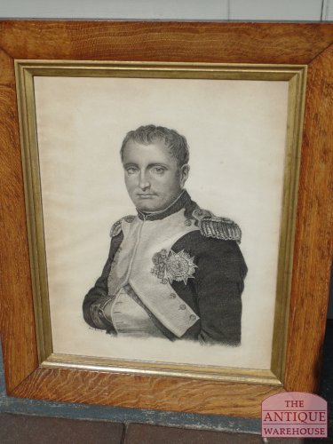 antieke pentekening van Napoleon door Ann Kenny