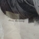 antieke pentekening van Napoleon door Ann Kenny 3