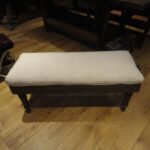 antieke piano kruk 1