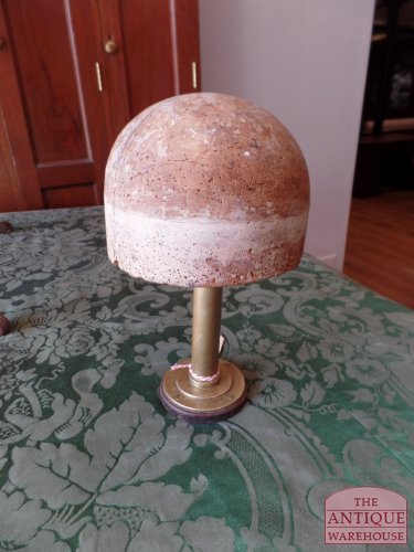 antieke pruikenstandaard