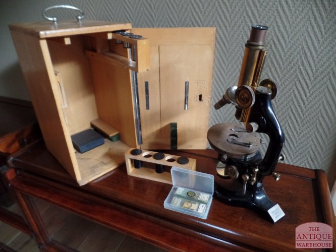 Antieke Reichert microscoop 2