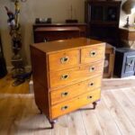 Antieke mahonie reisladekast 3