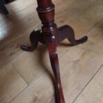 antiker runder Tilt-Top-Tisch, Weintisch 3