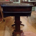 antieke schaaktafel van palisanderhout 4