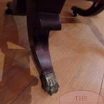 antieke schaaktafel van palisanderhout 5