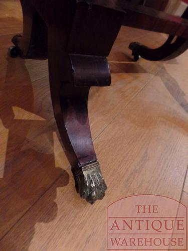 antieke schaaktafel van palisanderhout 5