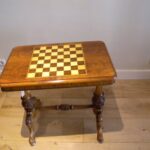 Antieke schaaktafel 1