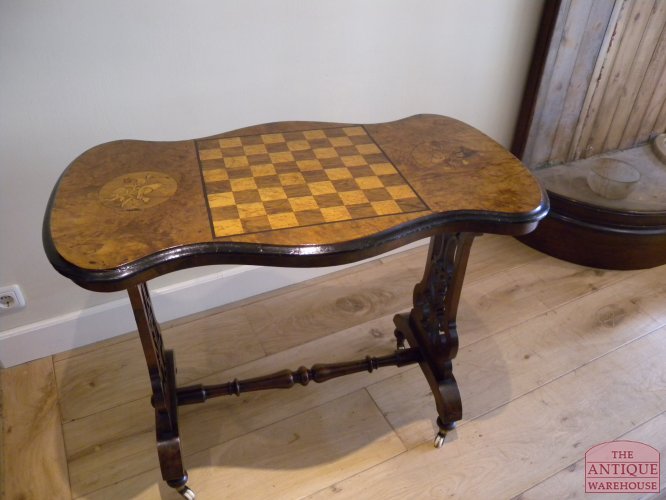 antieke schaaktafel, VERKOCHT