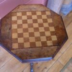 antieke schaaktafel 1