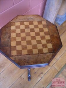 antieke schaaktafel, VERKOCHT