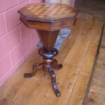 antieke schaaktafel 3