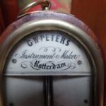 Antieke scheepsbarometer G.W. Peters 2