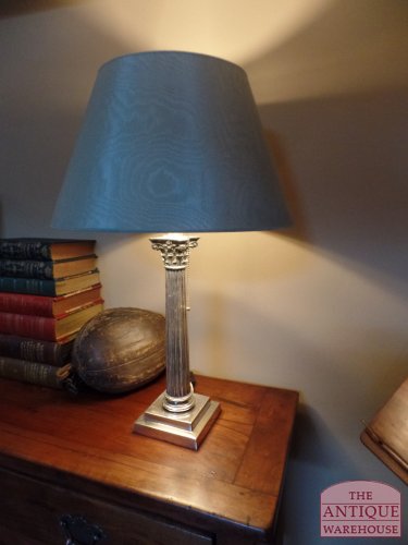antieke schermerlamp