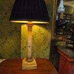 antieke schermerlampvoet 1