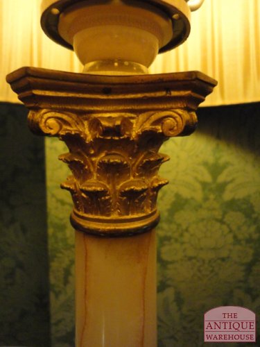 antieke schermerlampvoet 3