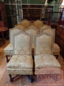 Antieke set stoelen van 10 stuks