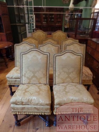 Antieke set stoelen van 10 stuks