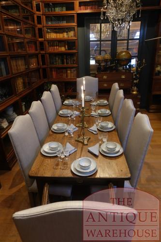 Antieke set van 10 Franse stoelen