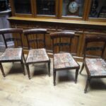 antieke set van vier regency stoelen 1