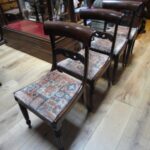 antieke set van vier regency stoelen 2