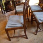 antieke set van zes mahonie stoelen 1