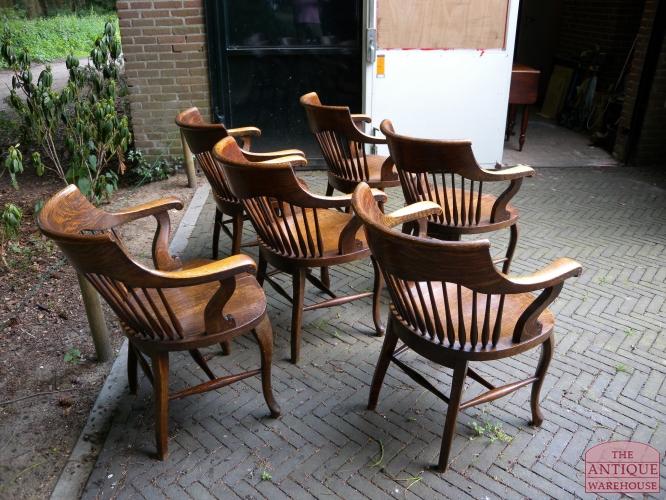 antieke set van zes stoelen, VERKOCHT