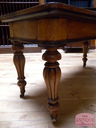 Antieke Side Tafel van Eikenhout 3