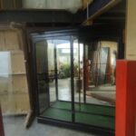 Antike schlichte, dunkle Mahagoni-Vitrine aus der Zeit um 1880 3