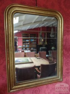 antieke strakke Franse spiegel