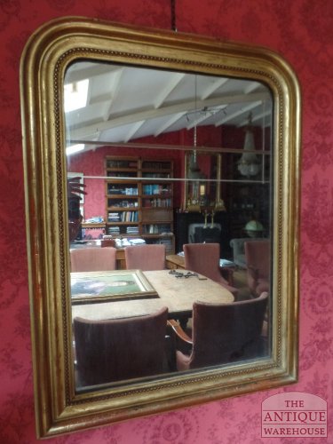 antieke strakke Franse spiegel