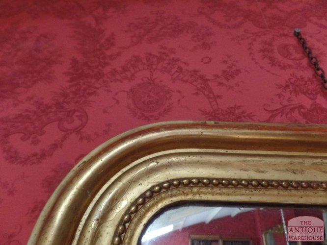 Antieke strakke Franse spiegel 2