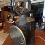 Antieke trein lamp 2