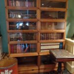 Antieke tweevoudige stapelbare eiken Globe Wernicke boekenkast 2