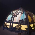 Antike Slagglaslampe 2