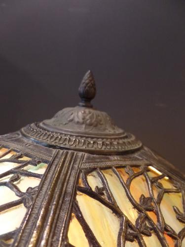 Antike Slagglaslampe 4