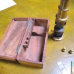 Antieke veld microscoop 2